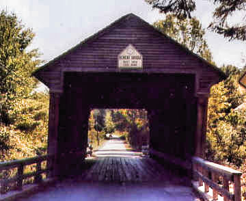Bement Covered Bridge. Photo by Liz Keating, September 21, 2006